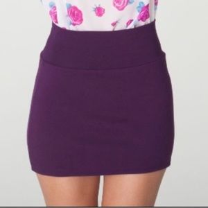 American Apparel Interlock Mini Skirt